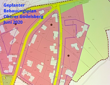 Planungsfenster Bebauungsplan Stand 23.6.2020 Oberer Godelsberg