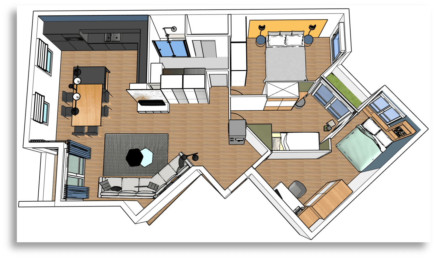 conseil agencement appartement lyon Villeurbanne