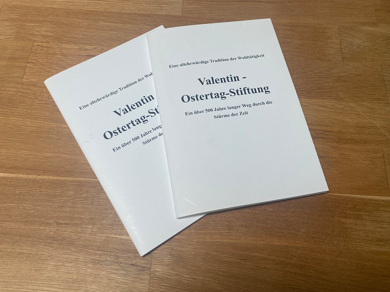 Broschüre der Valentin-Ostertag-Stiftung