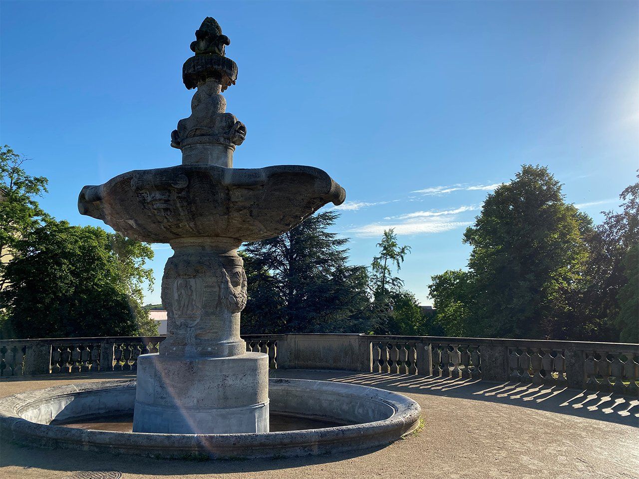 Valentin Ostertag Brunnen im Kurpark in Bad Dürkheim