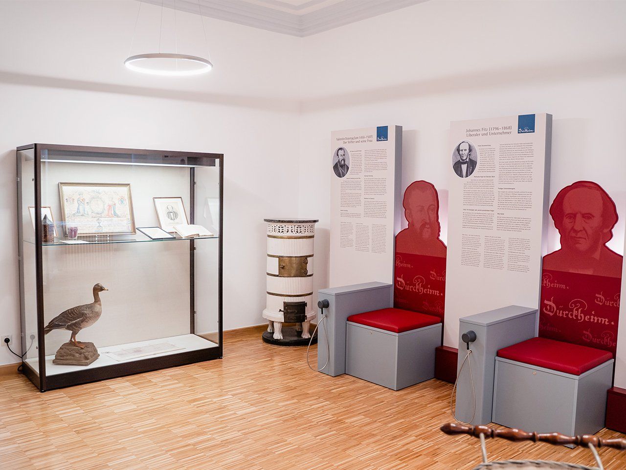 Valentin Ostertag in der Ausstellung im Stadtmuseum