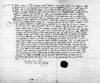 Urkunde Valentin Ostertag 1502