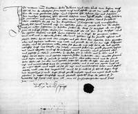 Urkunde Valentin Ostertag 1502