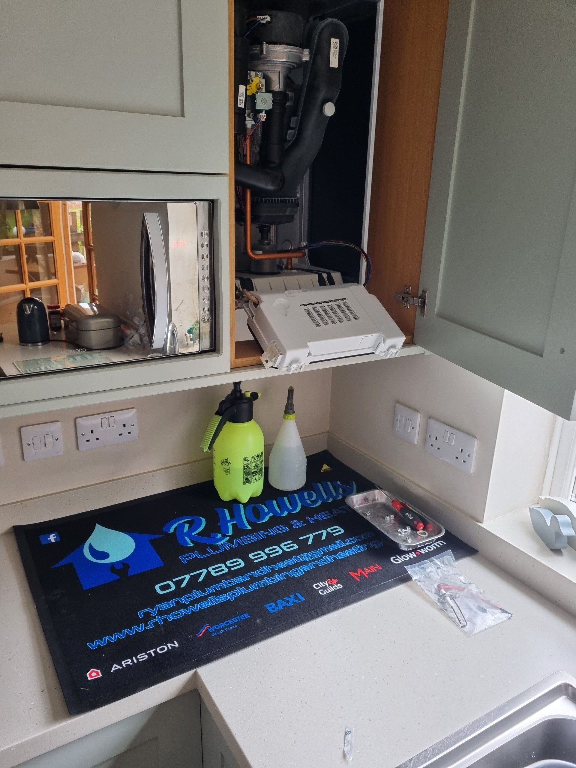 Plumbing and Heating Servicing Works examples by Ryan Howells of R Howells Plumbing & Heating