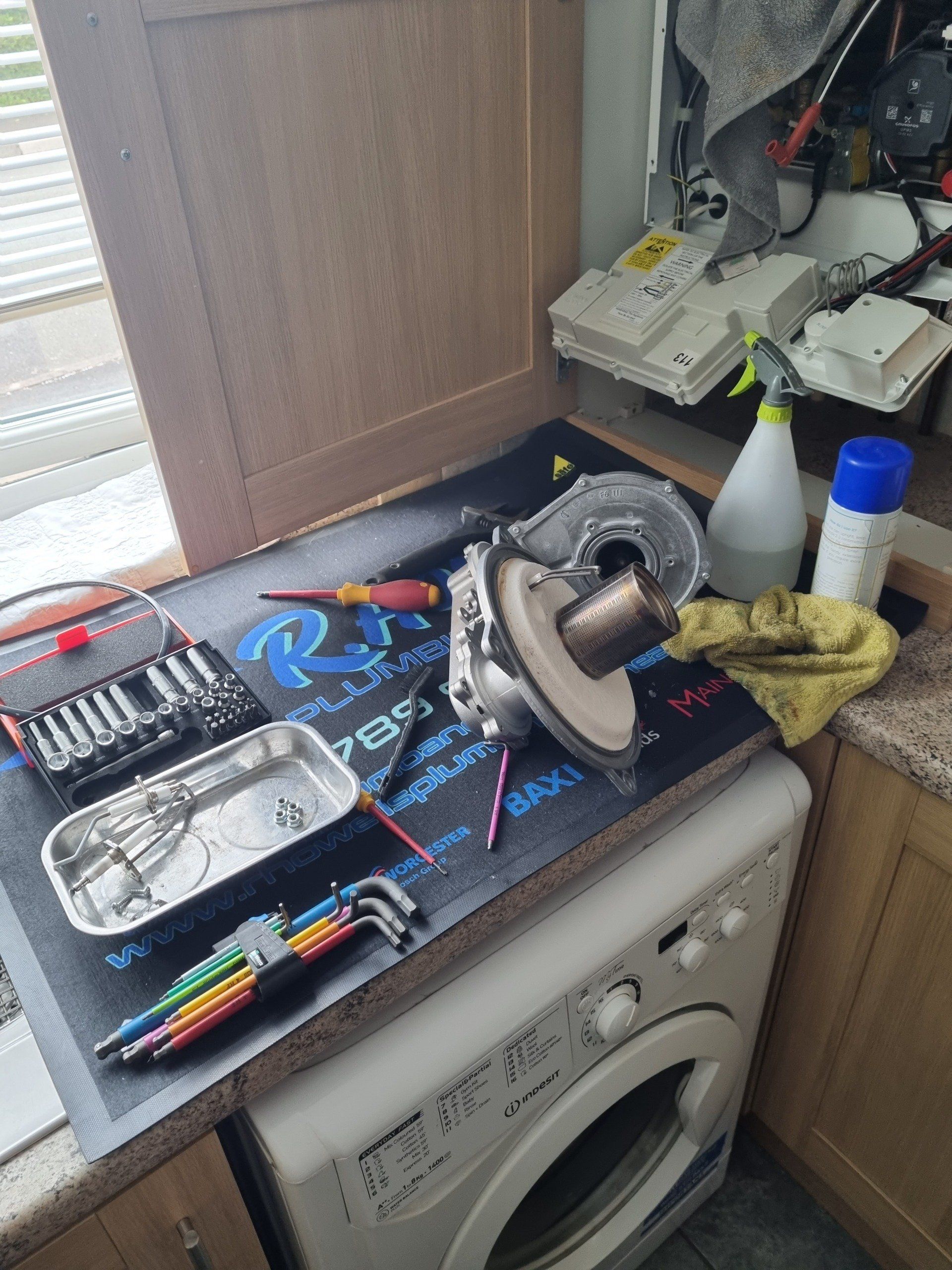 Plumbing and Heating Servicing Works examples by Ryan Howells of R Howells Plumbing & Heating