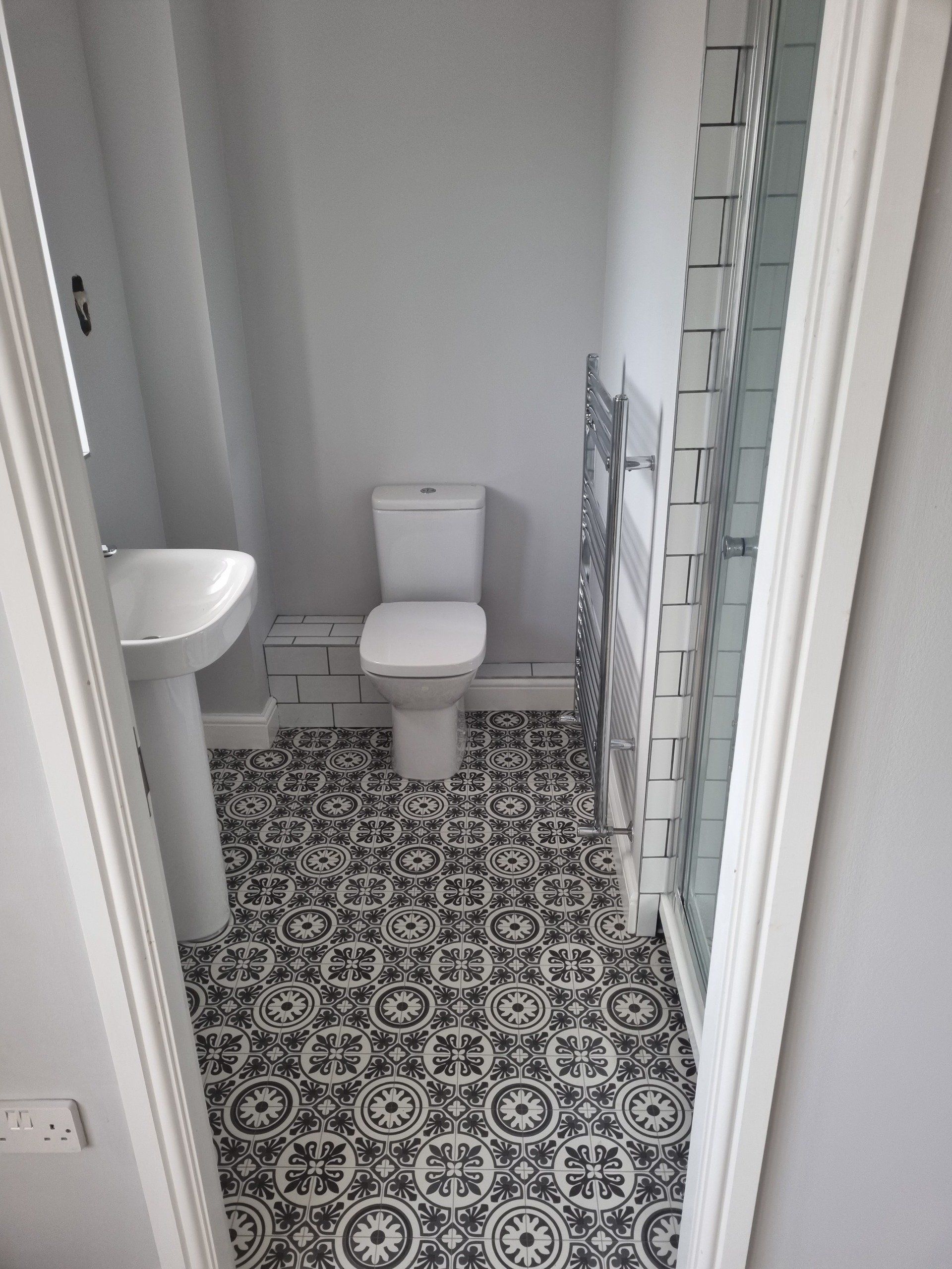 Bathroom Renovation completed by R Howells Plumbing and Heating