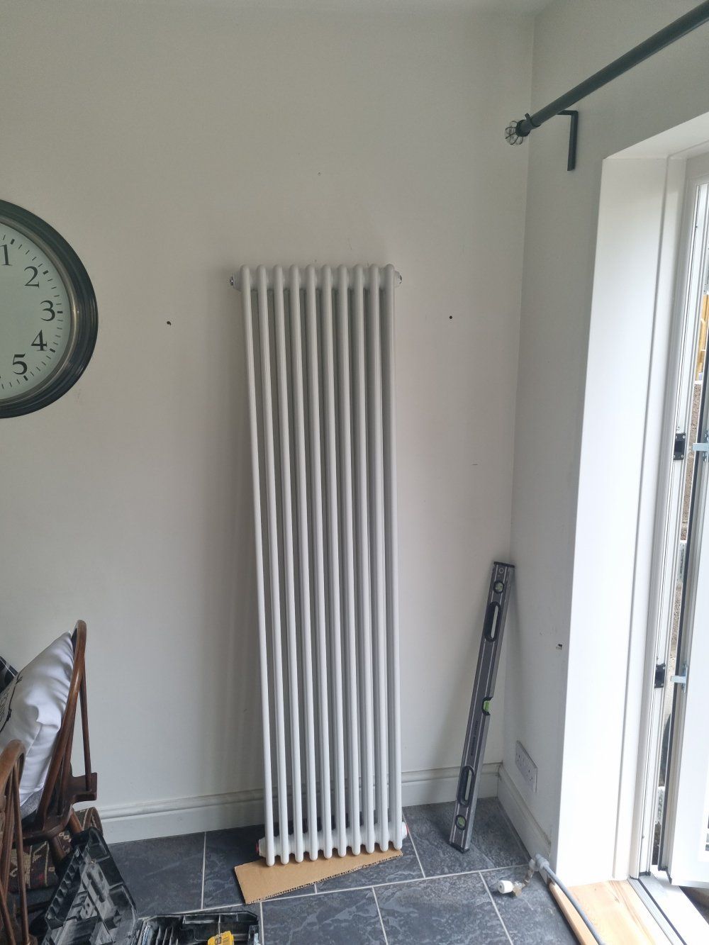 New radiator installed by R Howells Plumbing & Heating