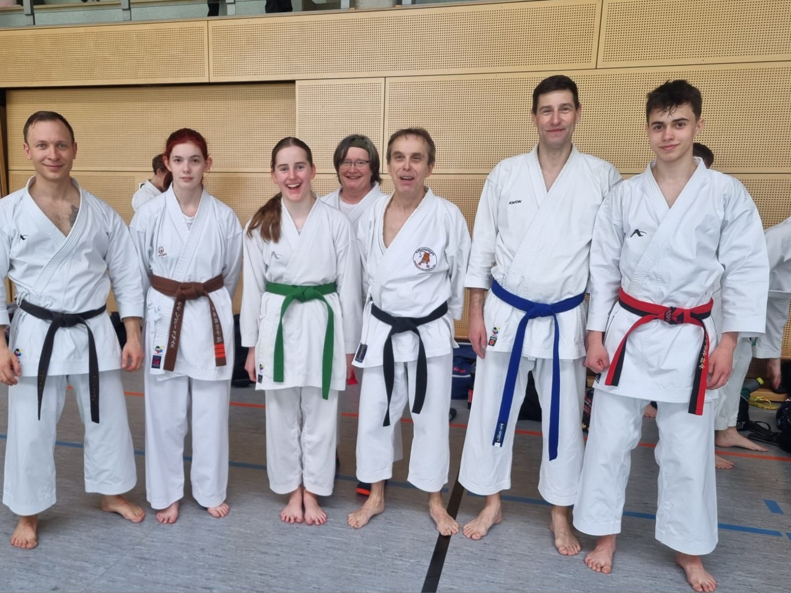 Nicky, Lara, Stella, Grit, Werner, Daniel und Jules