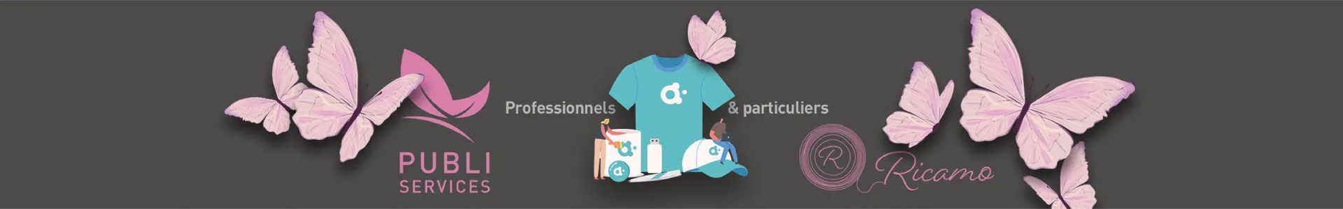 mpression professionnelle réalisée par Publi Services à Beaumont-de-Lomagne
Textile personnalisé et broderie pour entreprise locale
Signalétique et panneaux publicitaires à Beaumont-de-Lomagne
Atelier Publi Services – impression et personnalisation textile