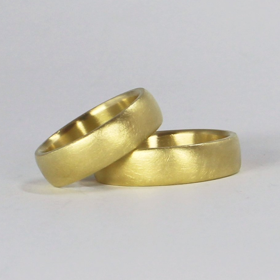 Trauringe, Eheringe Gelbgold, ganz schlicht