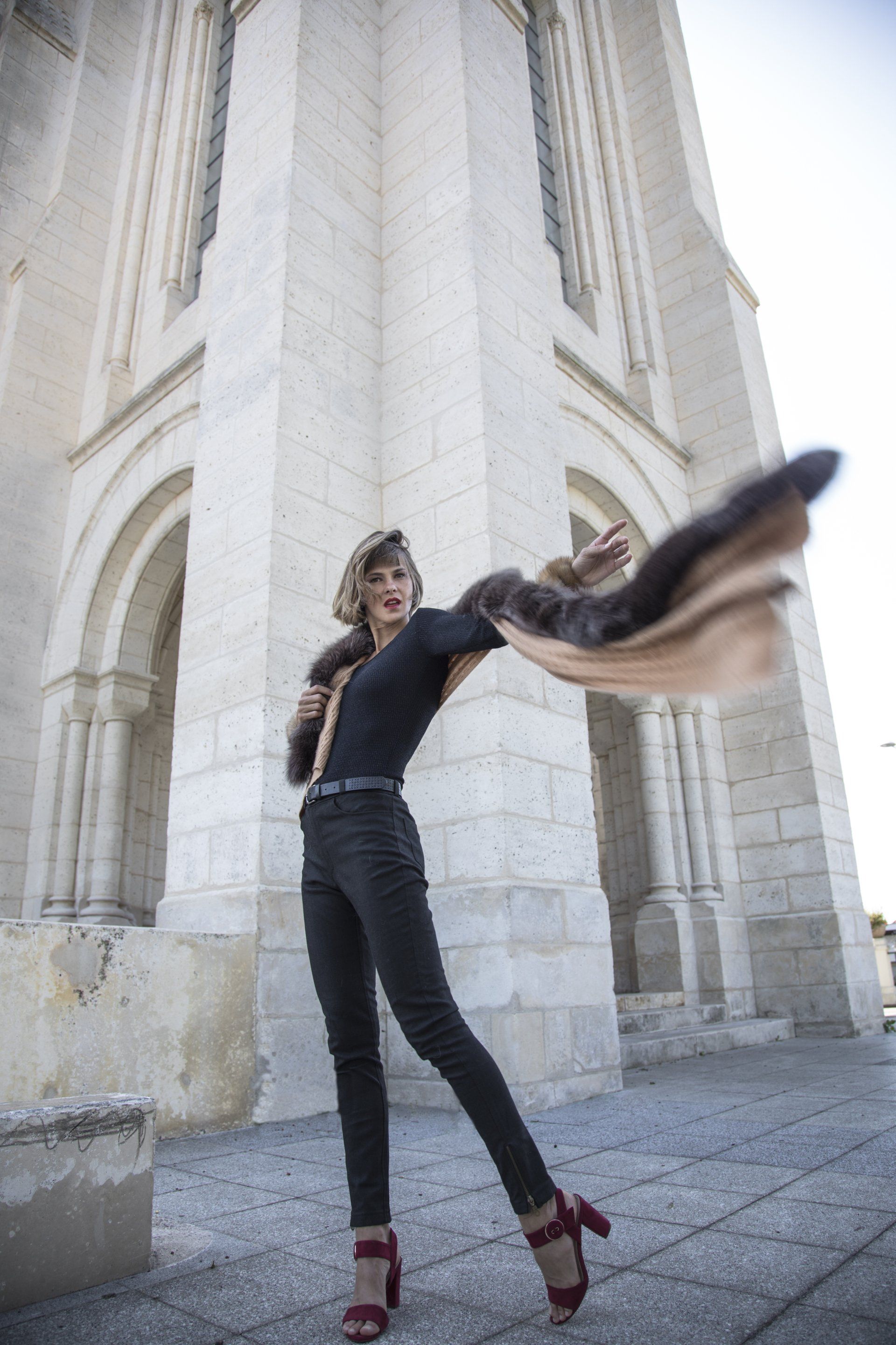 En iyi kürk kalitesinde sonbahar atkısı