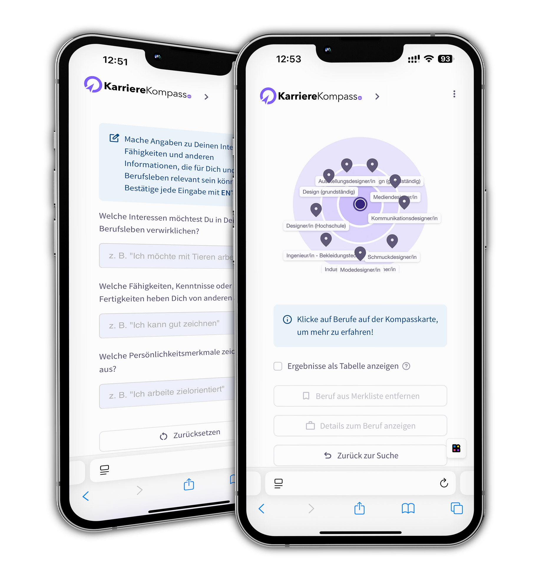 Mock-Up KarriereKompass App 01