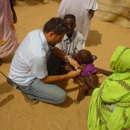 David Ito during humanitarian work with the ICRC in Sudan