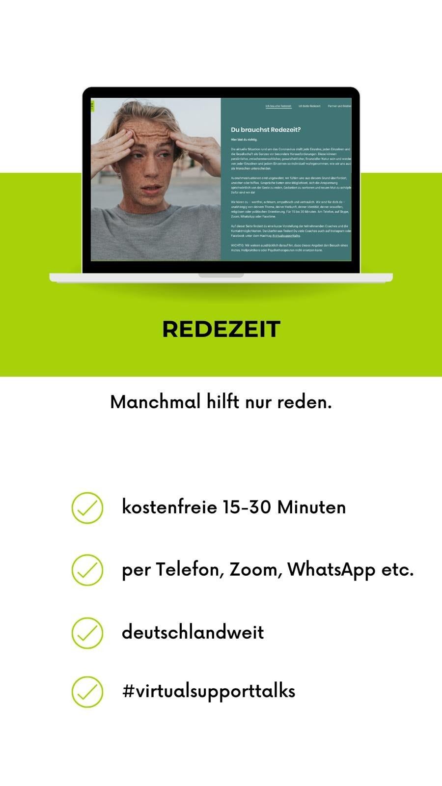 #virtualsupporttalks.de Redezeit
