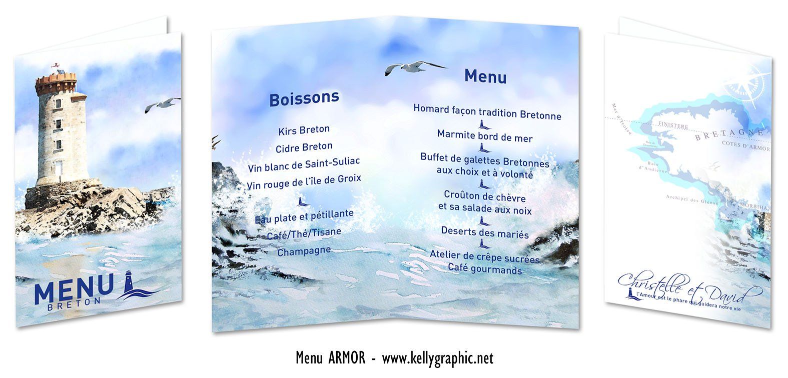 menus de mariage voyage Bretagne