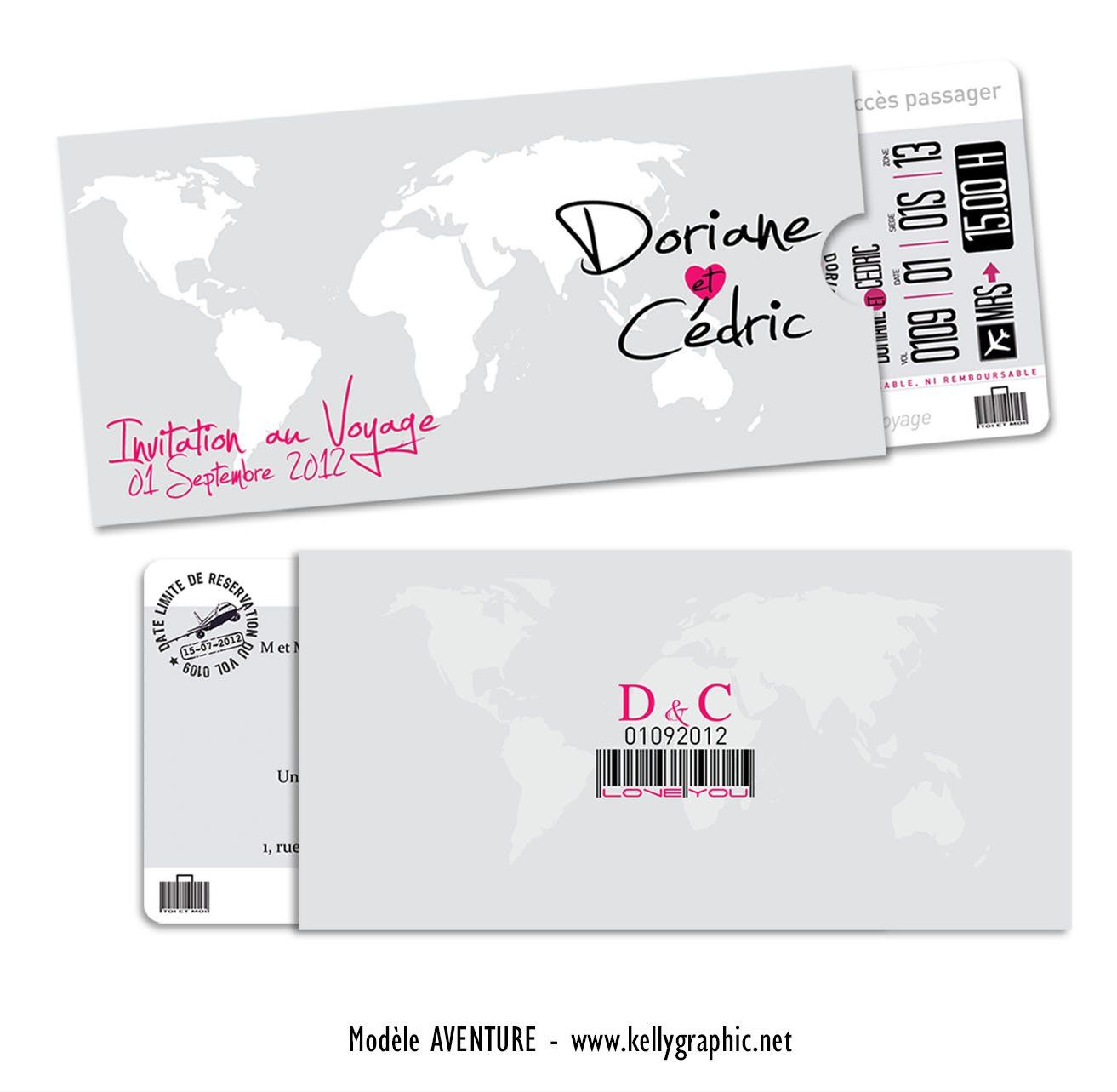 faire-part mariage billet avion pochette faire-part mariage billet avion pochette