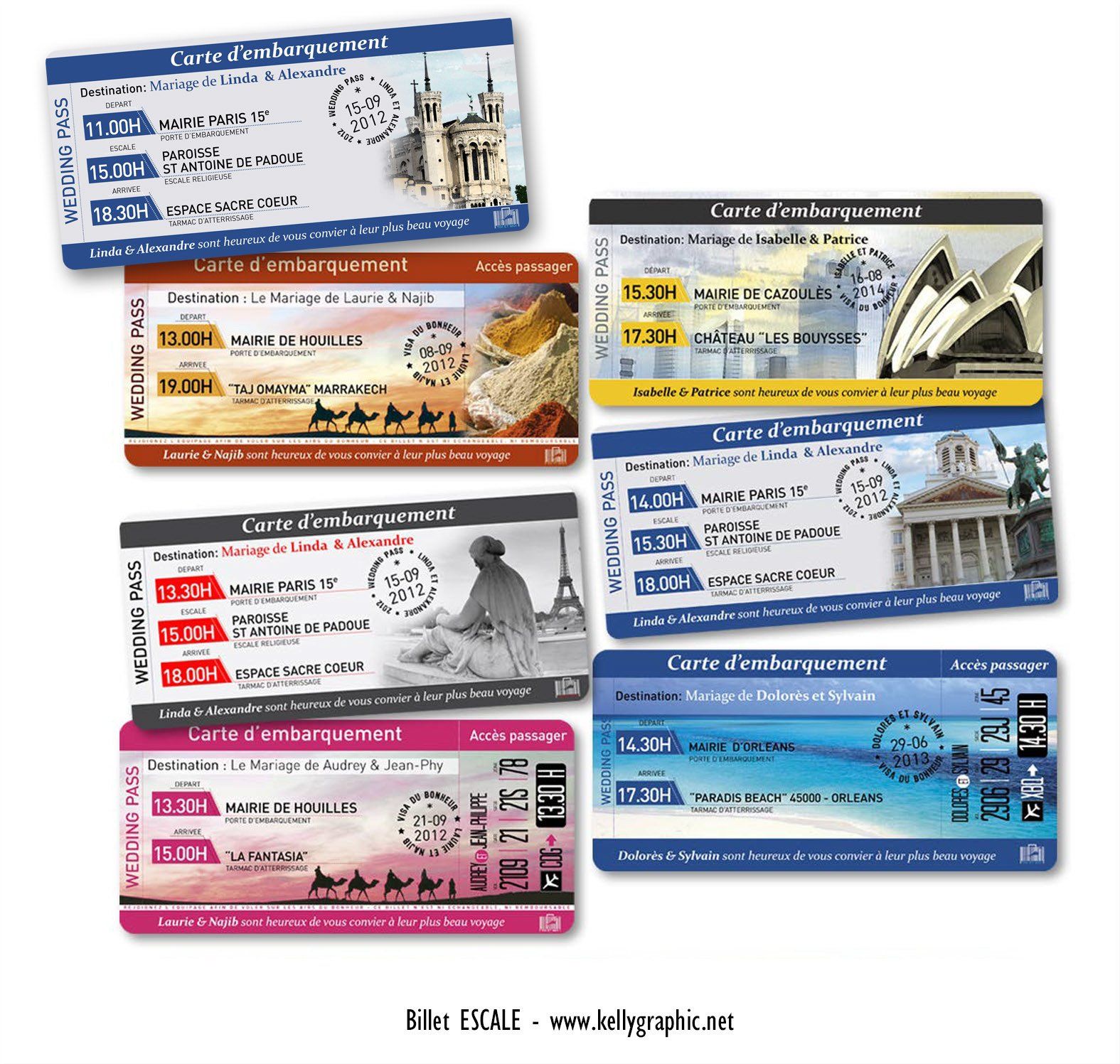 faire-part mariage voyage billet avion photo coloré faire-part mariage voyage billet avion photo coloré