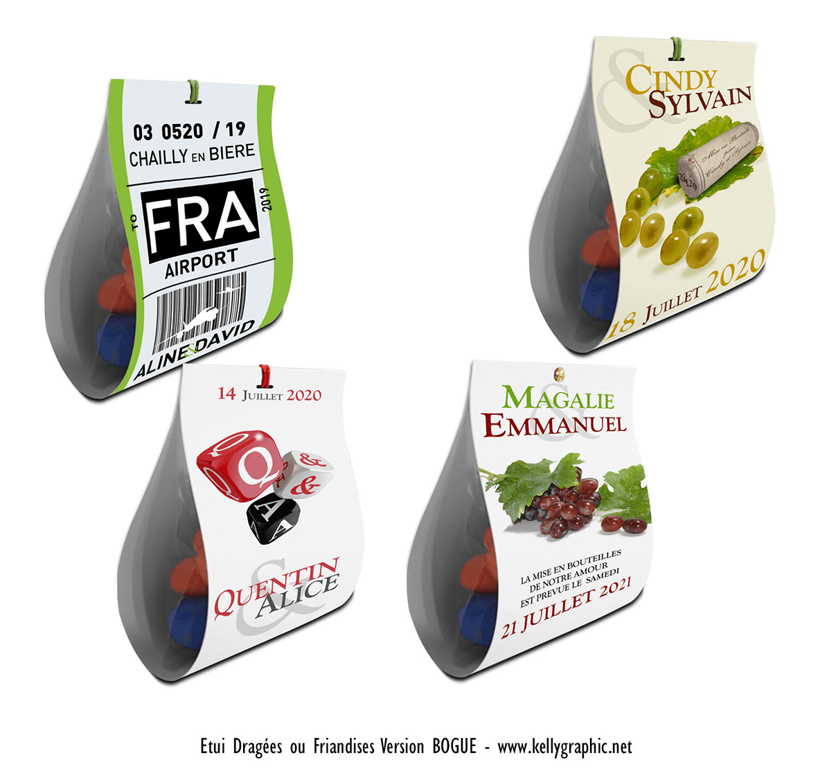 Boites dragées personnalisées mariage Boites dragées personnalisées mariage