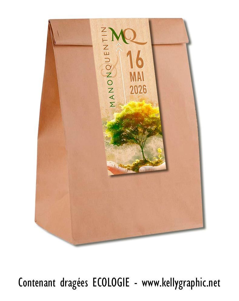 Cadeaux invités dragées décoration mariage écologie Green Cadeaux invités dragées décoration mariage écologie Green