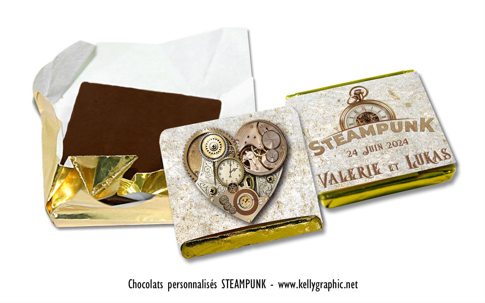 Chocolats Mariage Steampunk Menus Mariage Steampunk