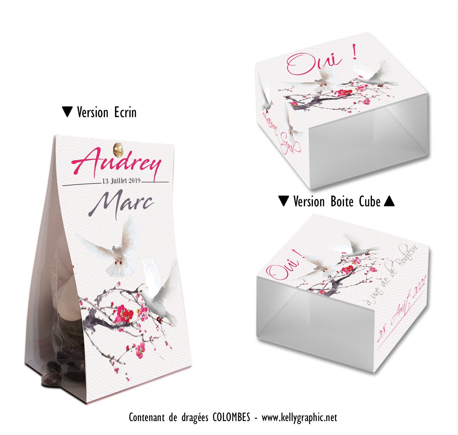 Boites Dragées personnalisées Mariage Boites Dragées personnalisées Mariage