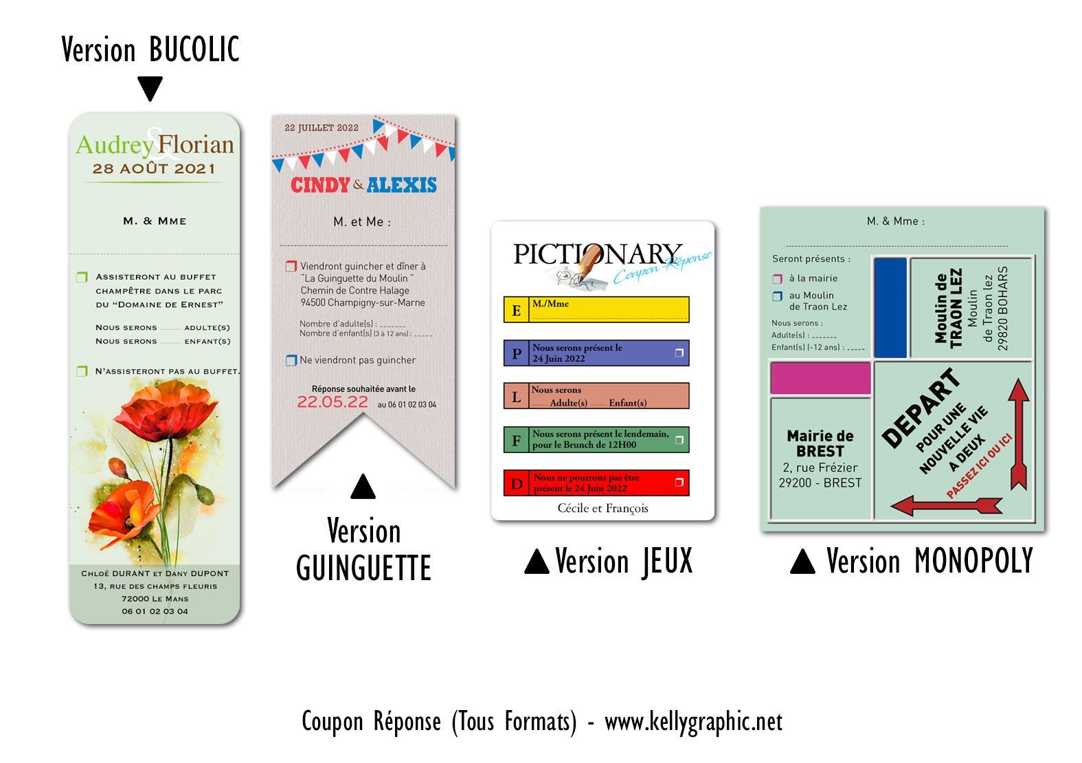 coupon réponse de faire-part de mariage coupon réponse de faire-part de mariage