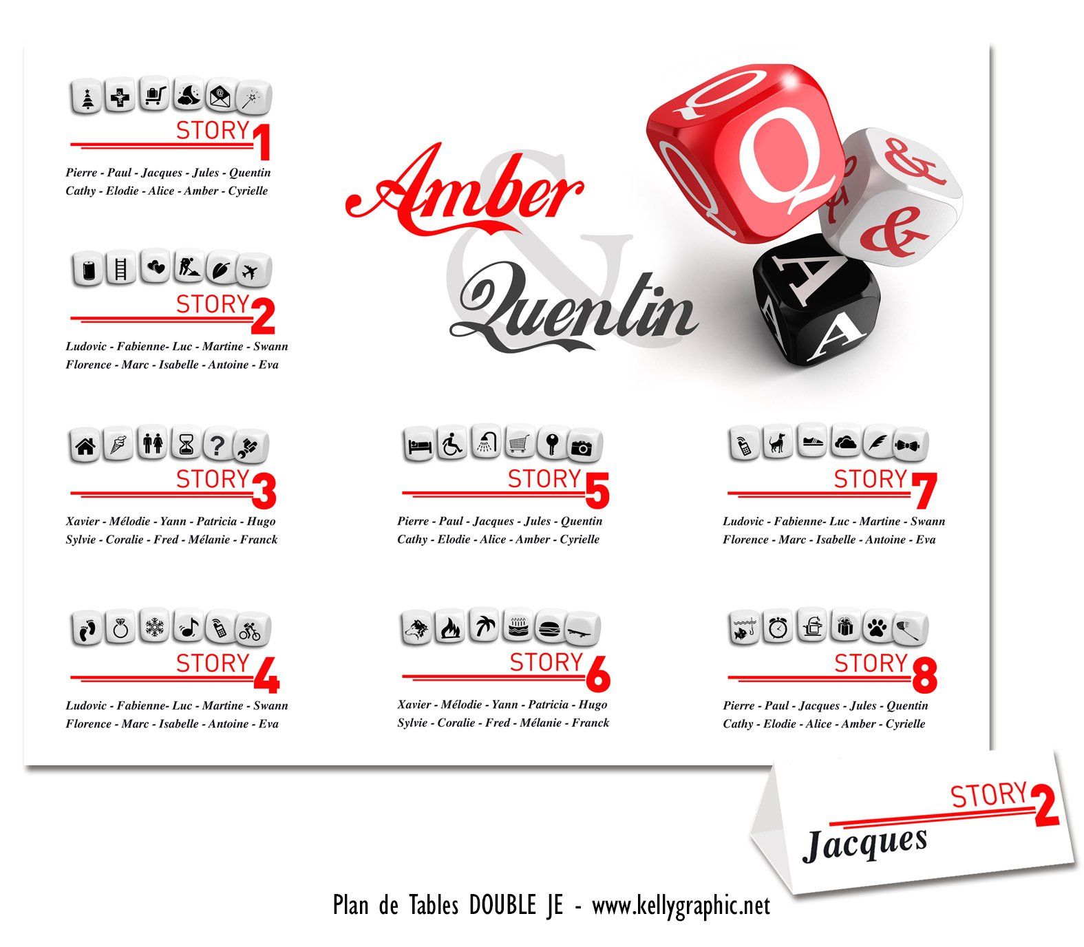 Plan de Tables Mariage Double Jeu - Casino Plan de Tables Mariage Double Jeu - Casino