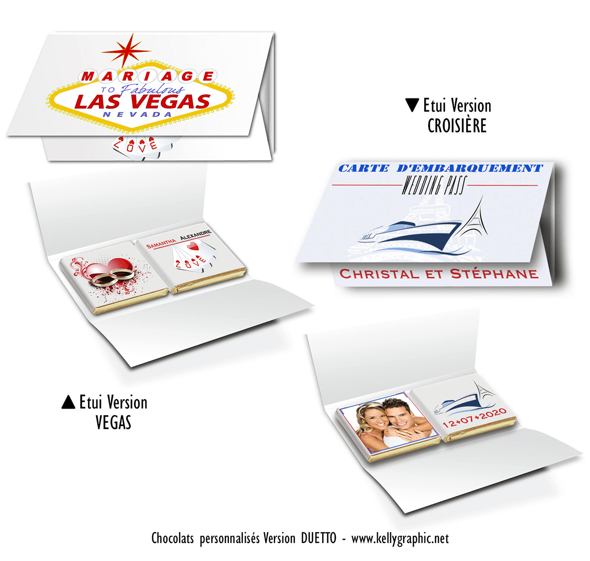 chocolats de mariage personnalisés Chocolats noirs de Mariage personnalisés petites quantités