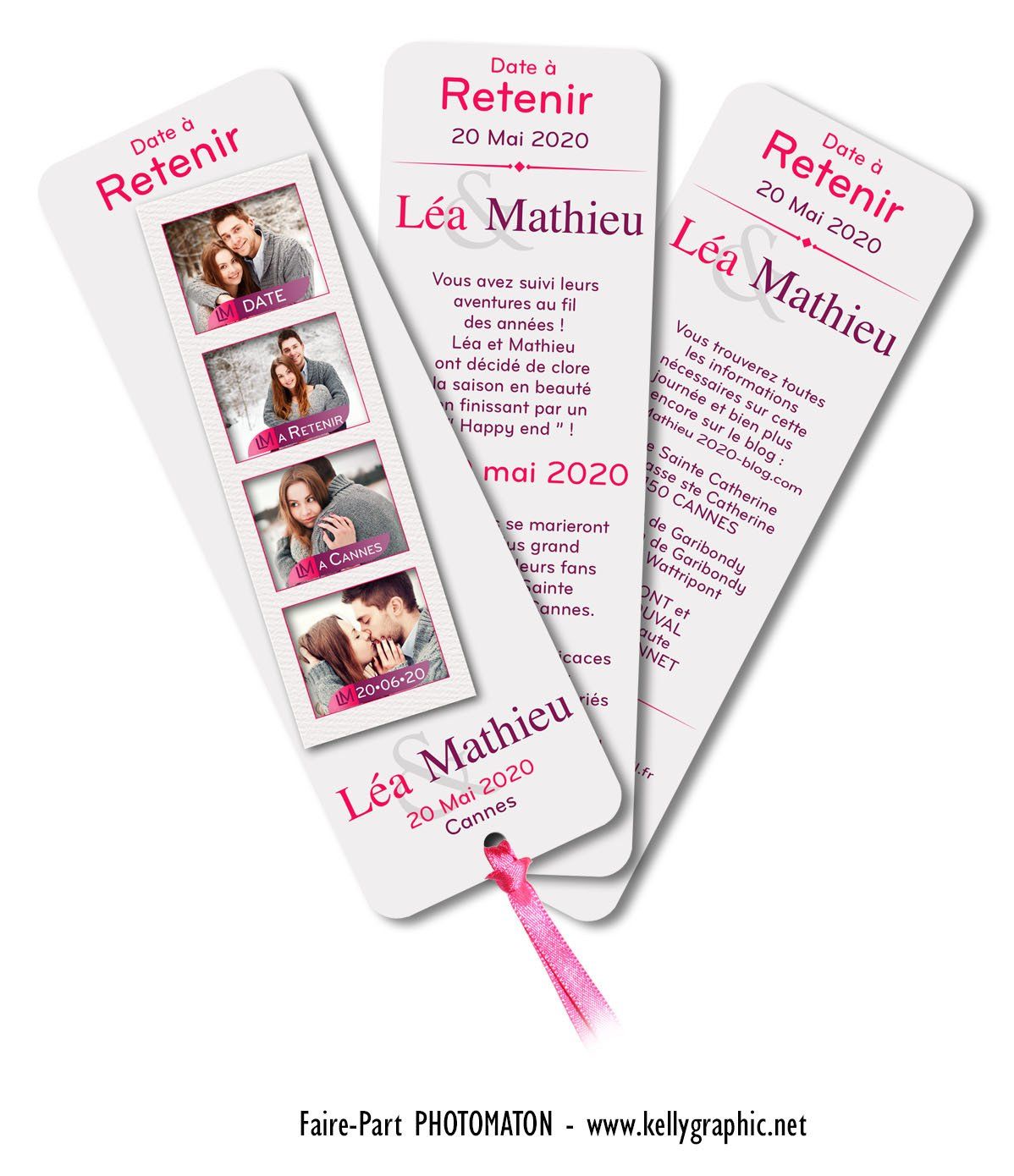 Faire-part mariage Photomaton Polaroids Faire-part mariage Photomaton Polaroids