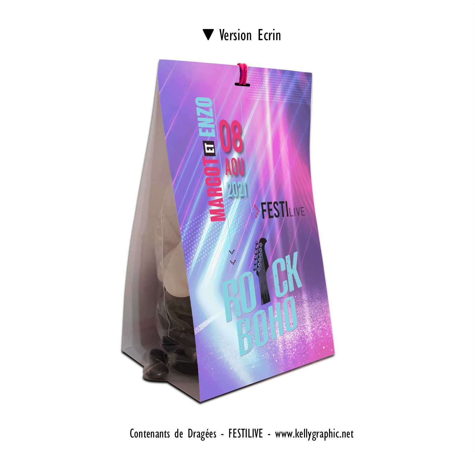 Dragées Mariage Musique Rock Boho Dragées Mariage Musique Rock Boho festival