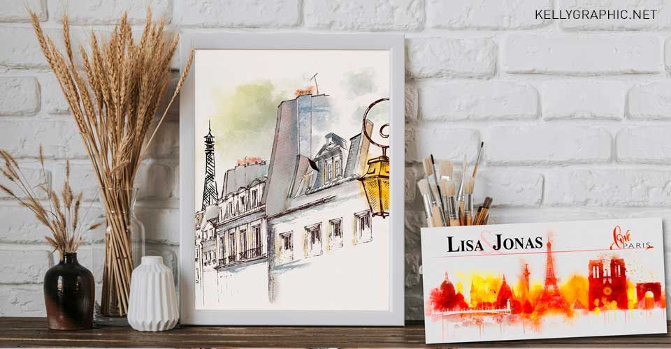 Faire-part mariage Paris Love Faire-part mariage Paris Love