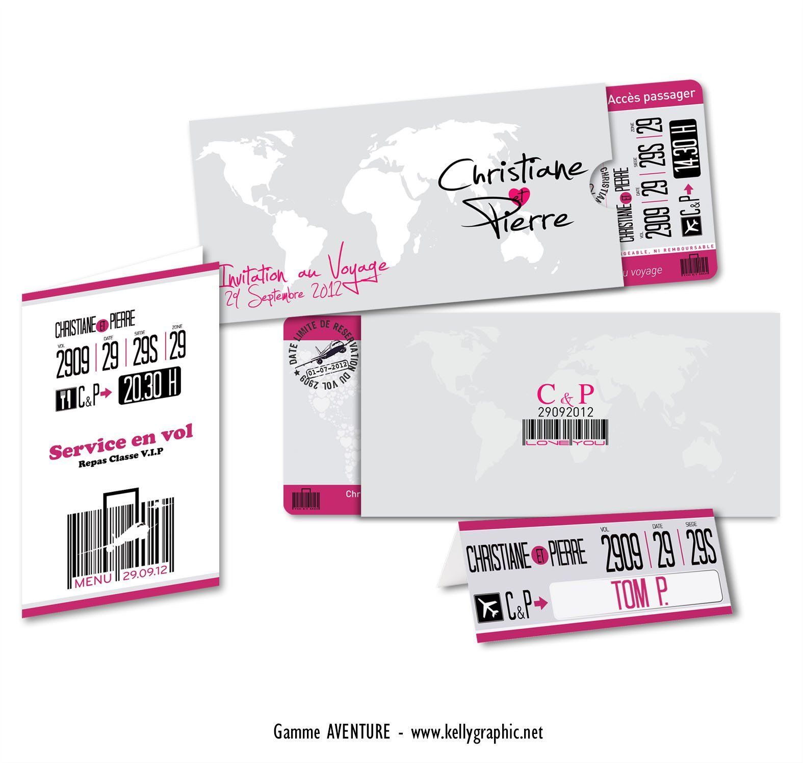 faire-part mariage billet avion pochette faire-part mariage billet avion pochette