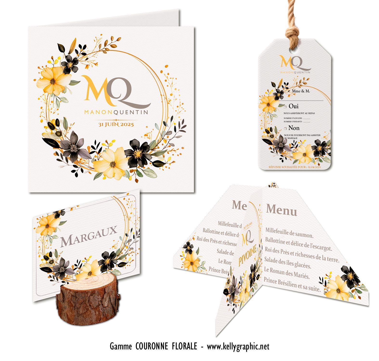 Gamme mariage fleurs champêtre Gamme mariage fleurs champêtre