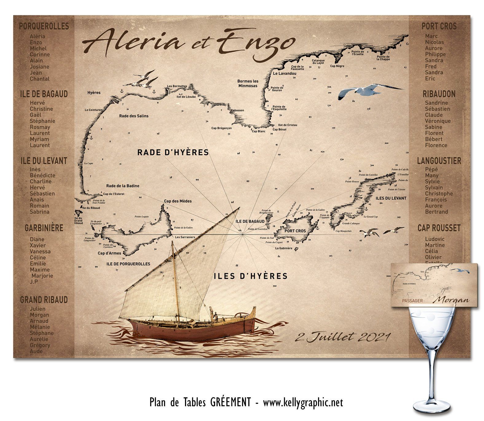 Plan de Table Mariage, voyage, rétro vintage, bateau à voile Plan de Table Mariage, voyage, rétro vintage, bateau à voile