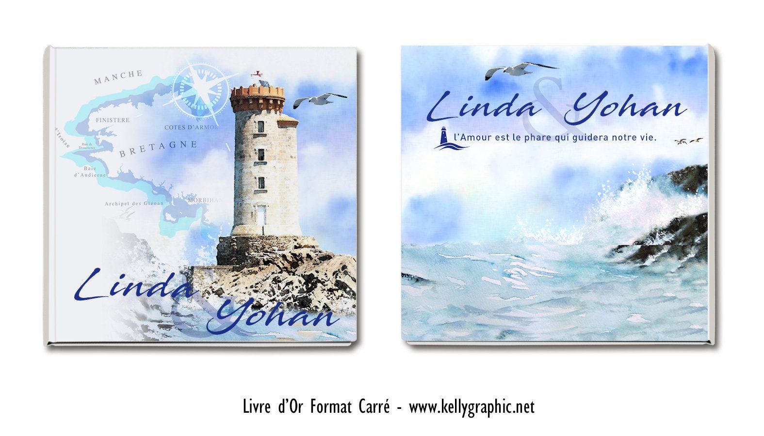 Livre d'Or mariage voyage Safari Afrique Livre d'Or mariage Bretagne phare