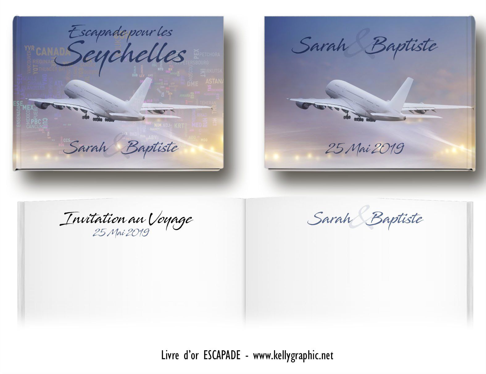 livre d'or mariage voyage billet avion photo livre d'or mariage voyage billet avion photo