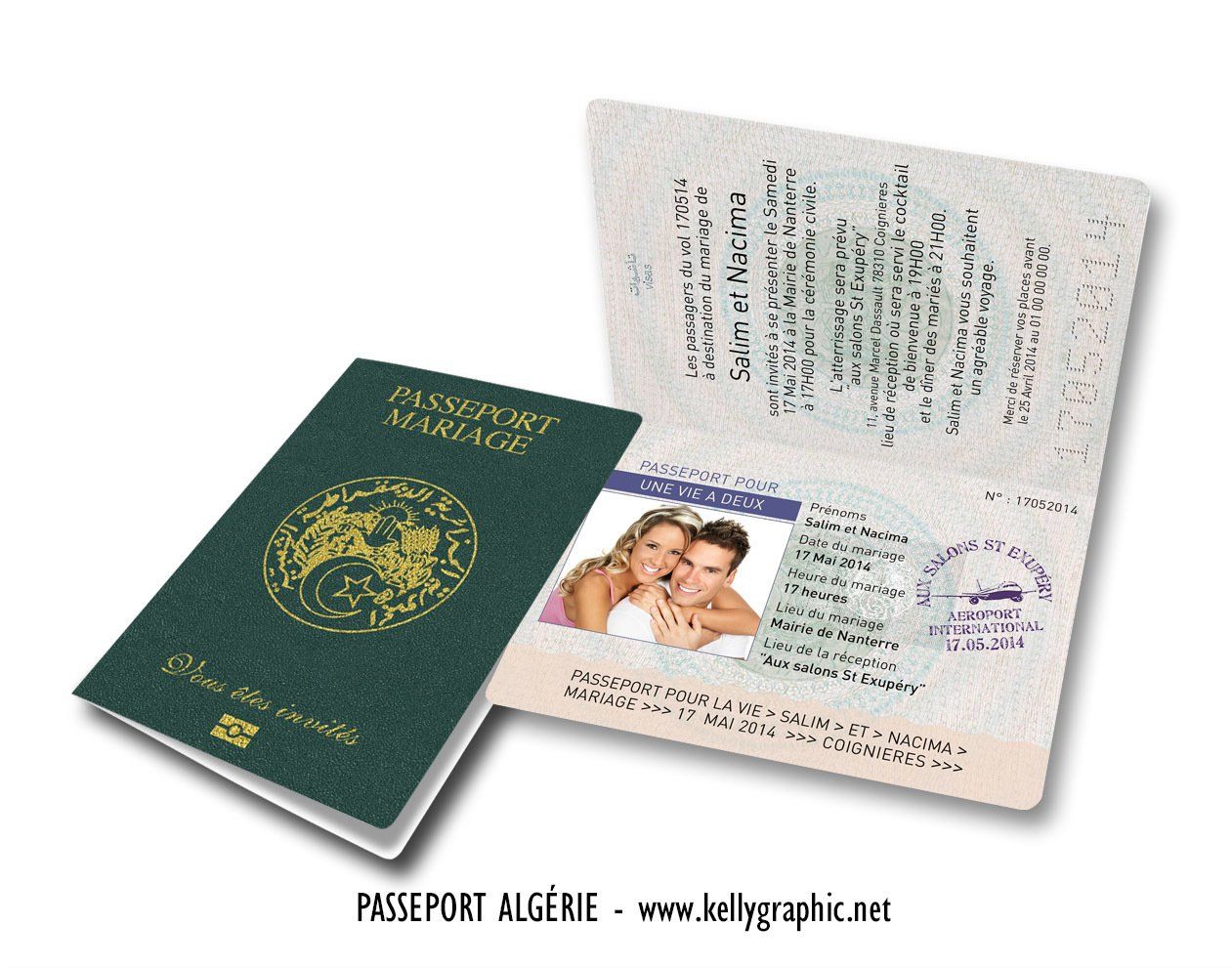 Passeport de mariage Algérie - Algérien Passeport de mariage Algérie - Algérien