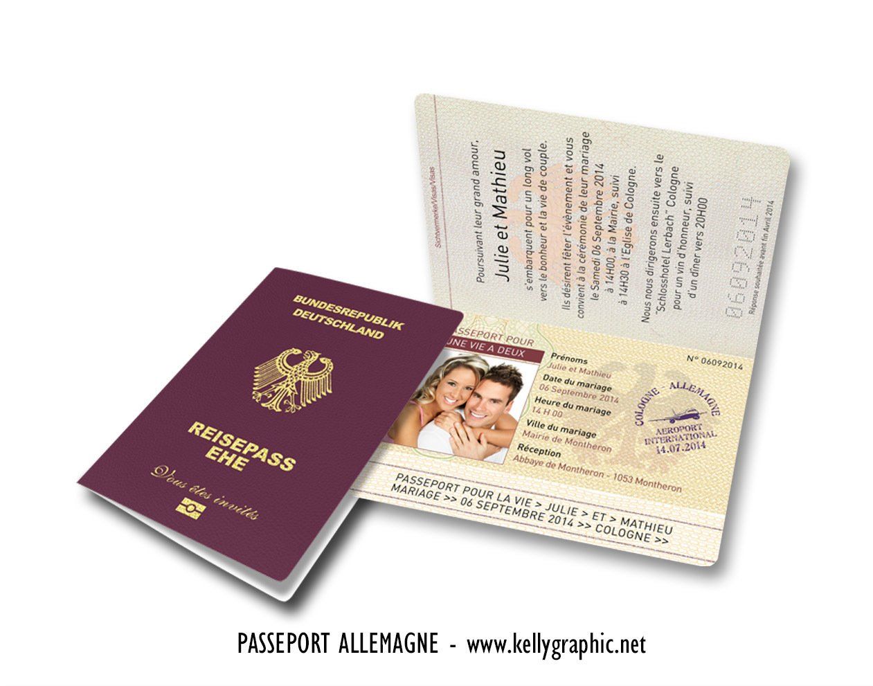Passeport de mariage Allemagne - Allemand
