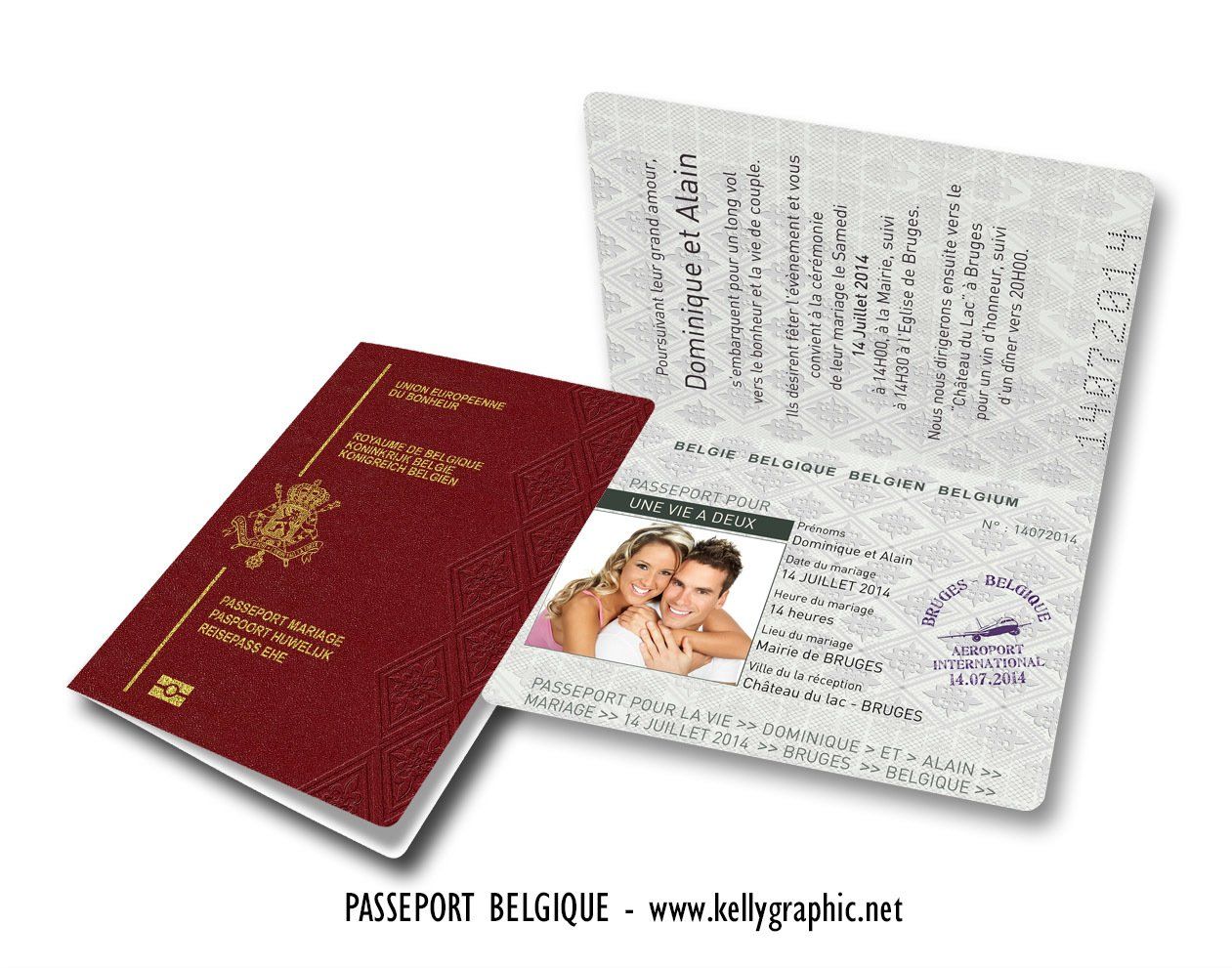 Passeport de mariage Belgique - Belge