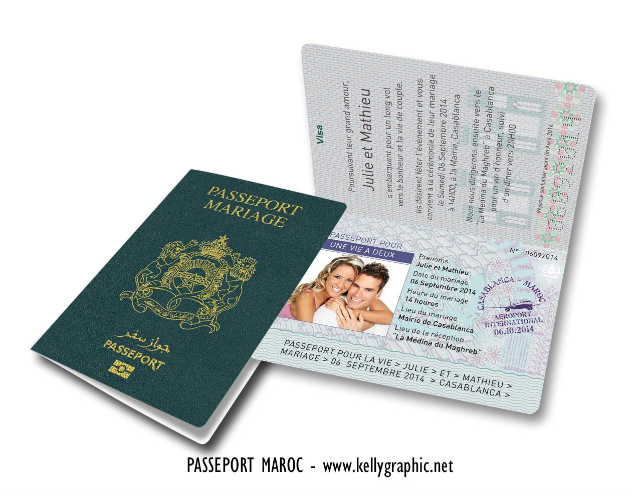 Passeport de mariage Maroc Marocain