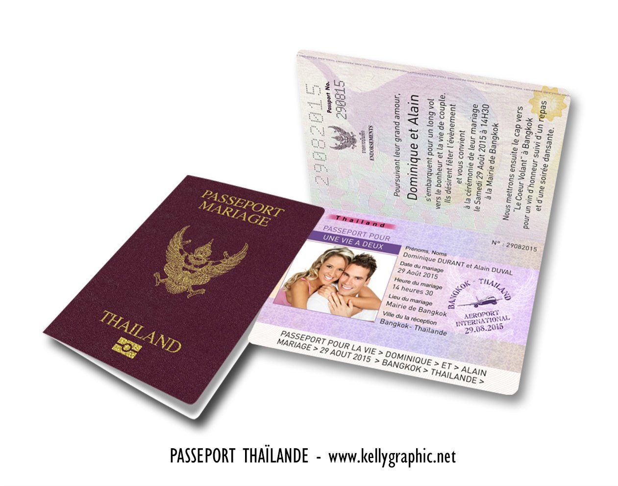 Passeport de mariage Thaïlande - Thaïlandais