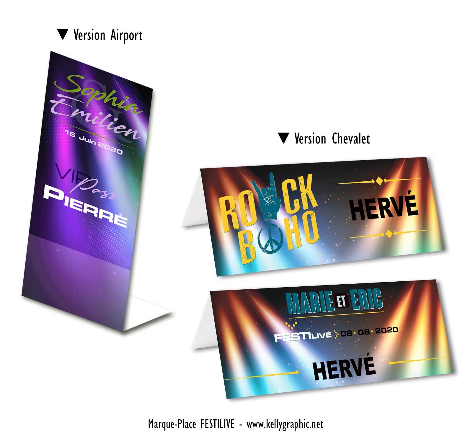 Marques Places Mariage Musique Rock Boho Marques Places Mariage Musique Rock Boho festival