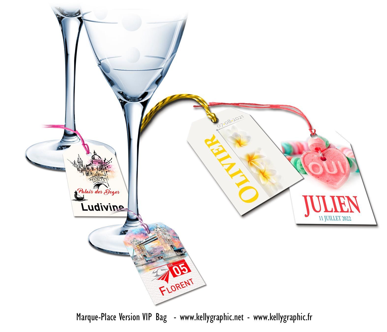 marque places personnalisés invités verre marque places personnalisés invités verre