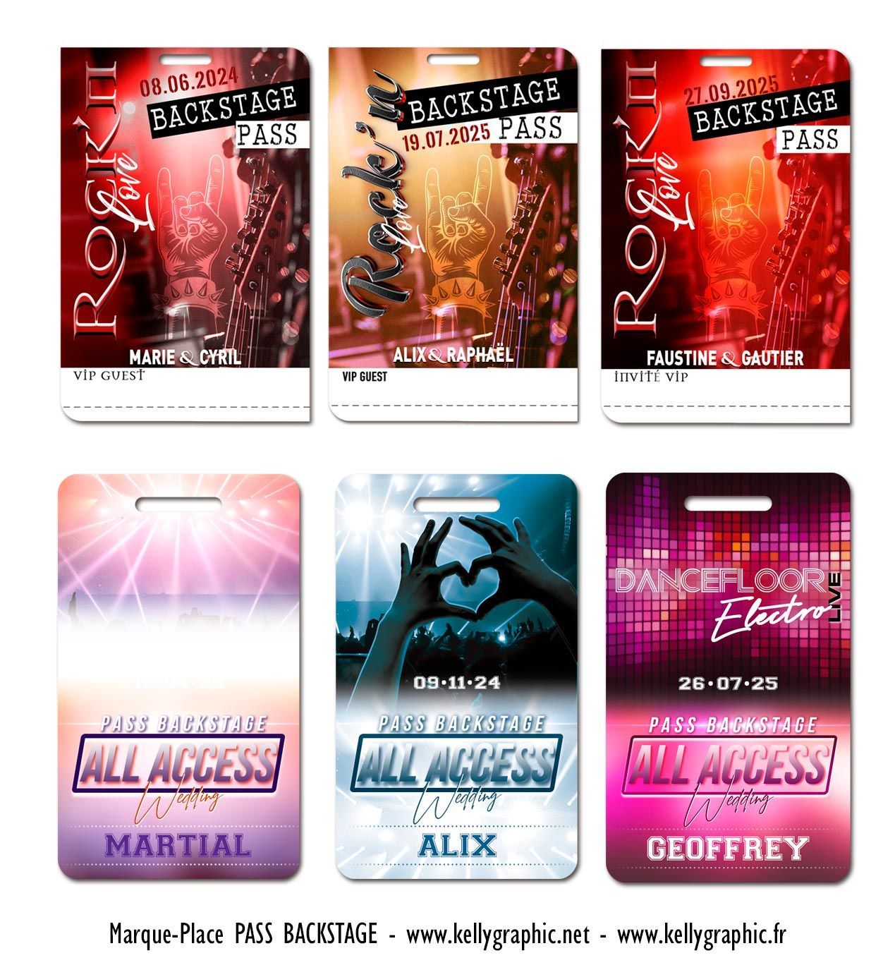 marque places personnalisés invités concert backstage marque places personnalisés invités concert backstage