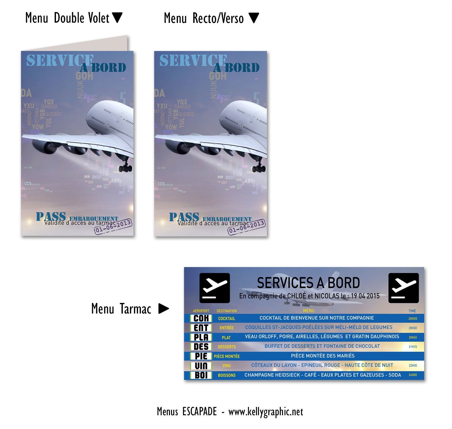 menus mariage voyage billet avion photo menus mariage voyage billet avion photo