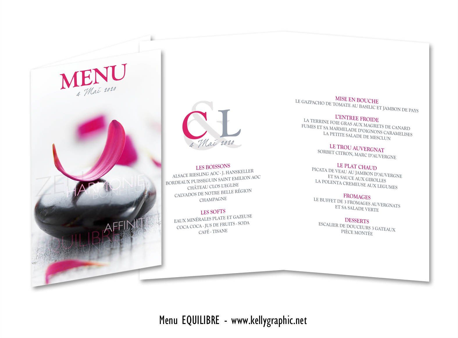 Menus Mariage Zen Menus Mariage Zen