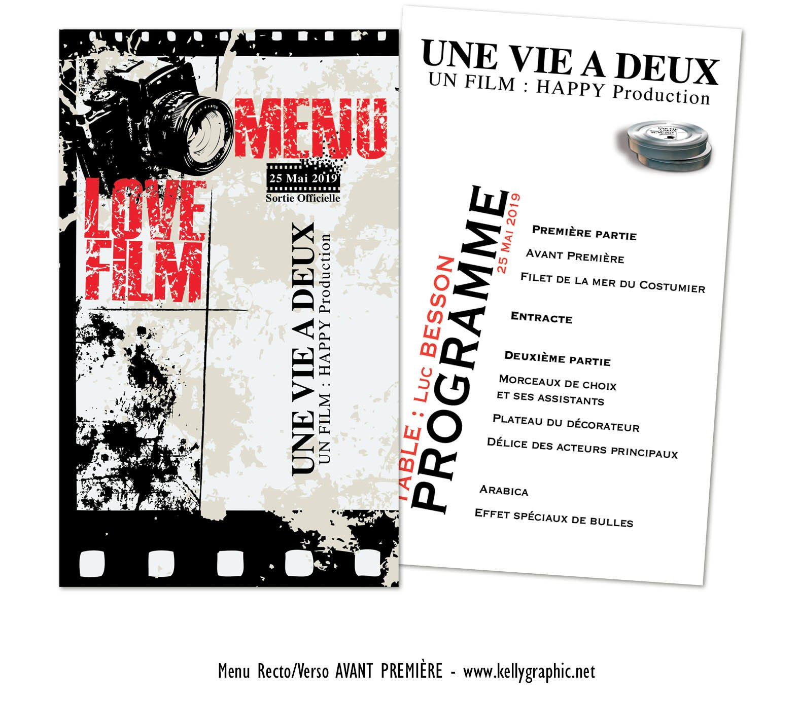 Menus Mariage Cinéma Films Menus Mariage Cinéma Films