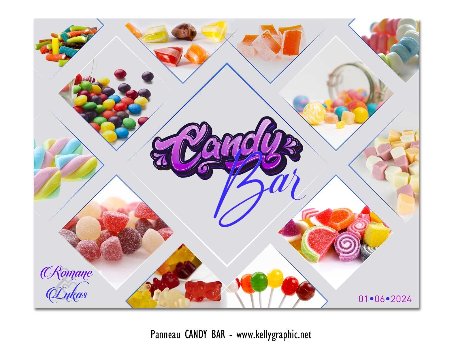 Panneaux de bienvenue Mariage candy bar Panneaux de bienvenue Mariage candy bar