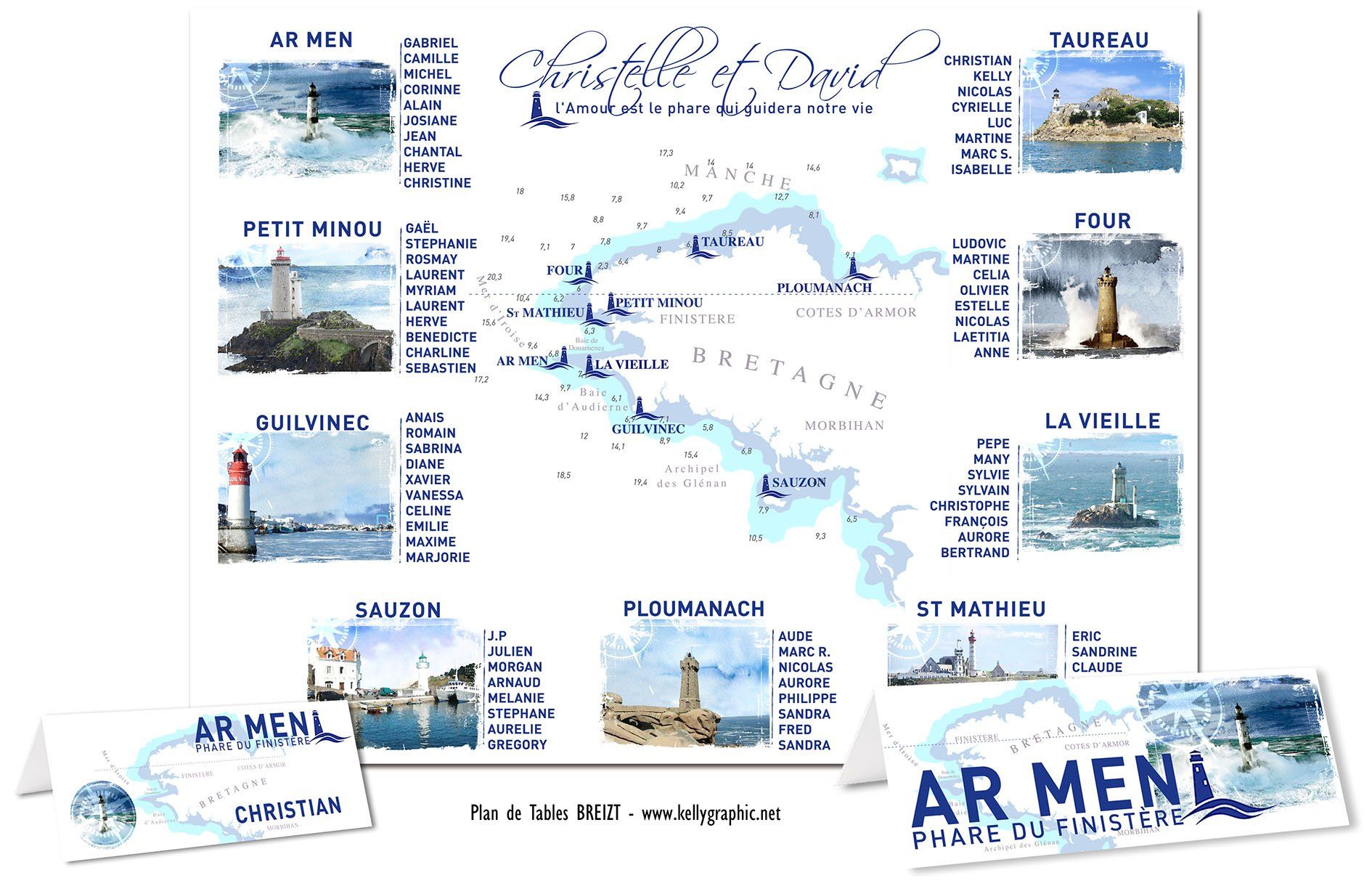 plan de tables mariage phares bretons plan de tables mariage phares bretons