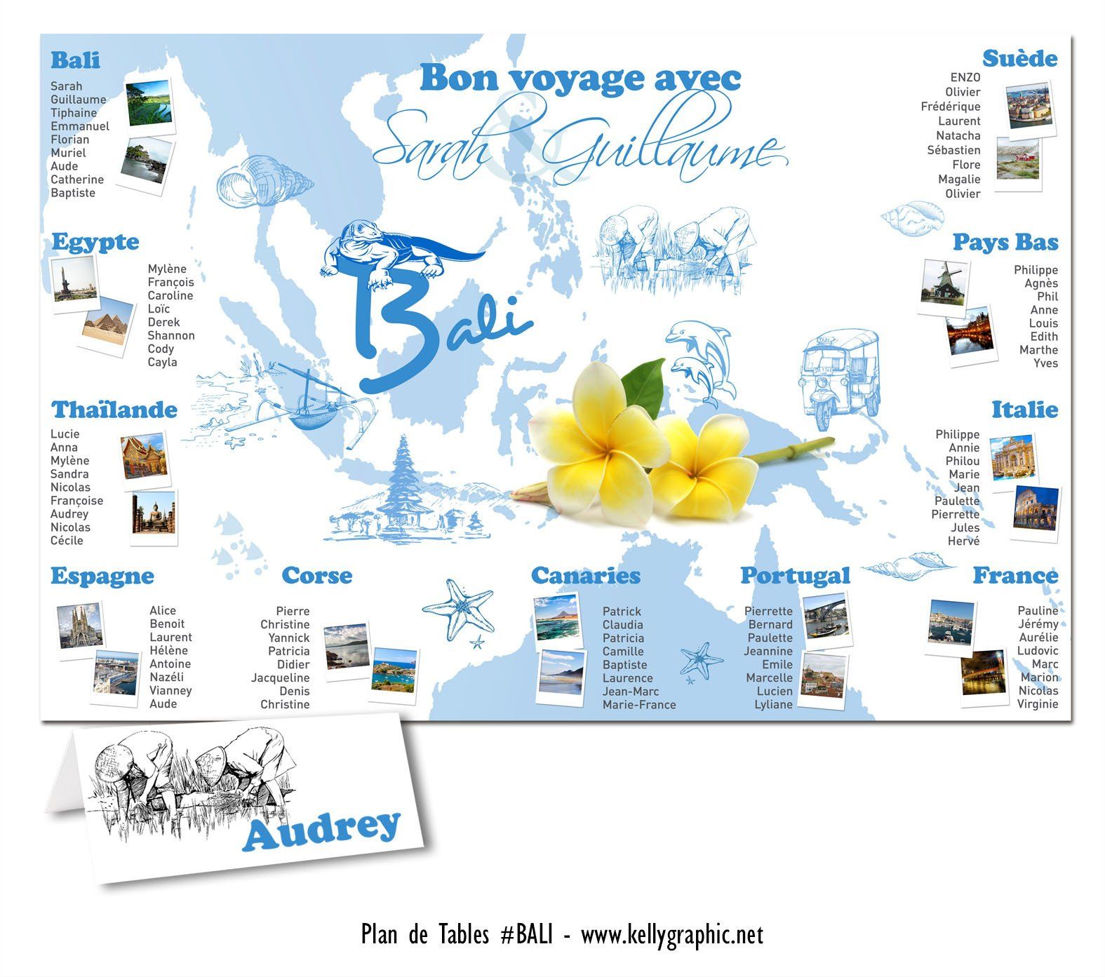 plan de tables mariage BALI, voyage plan de tables mariage BALI, voyage
